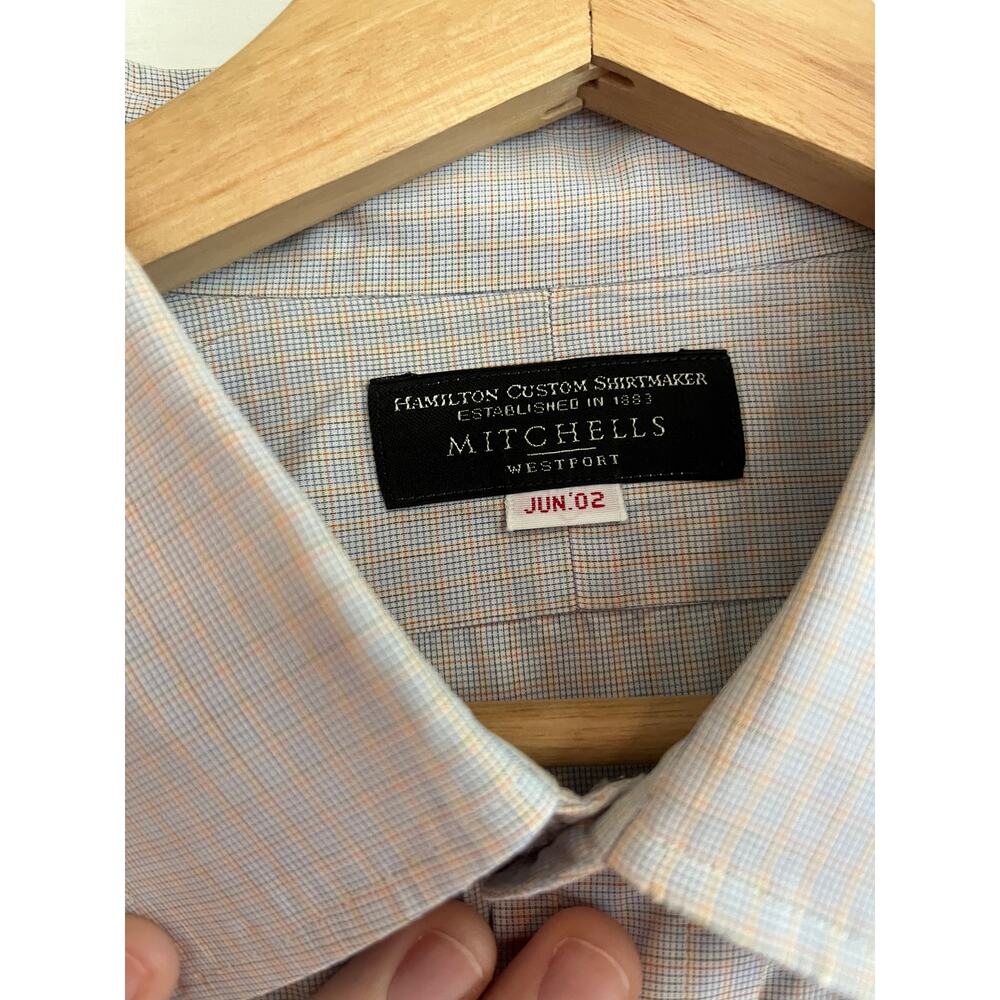 Hamilton Custom Shirtmakers Bespoke Cotton Poplin Dress Shirt - Picture 2 of 12